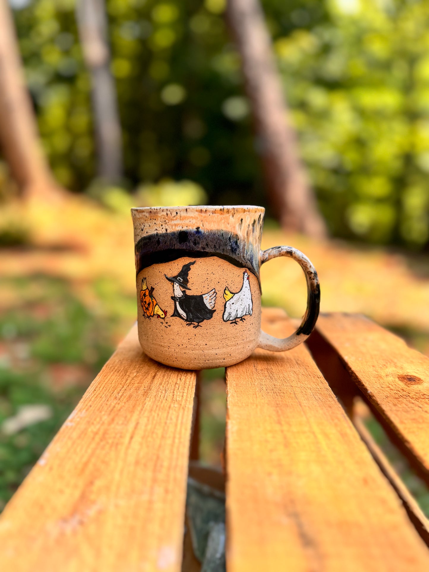 Trick-or-Treat Chickens Mug