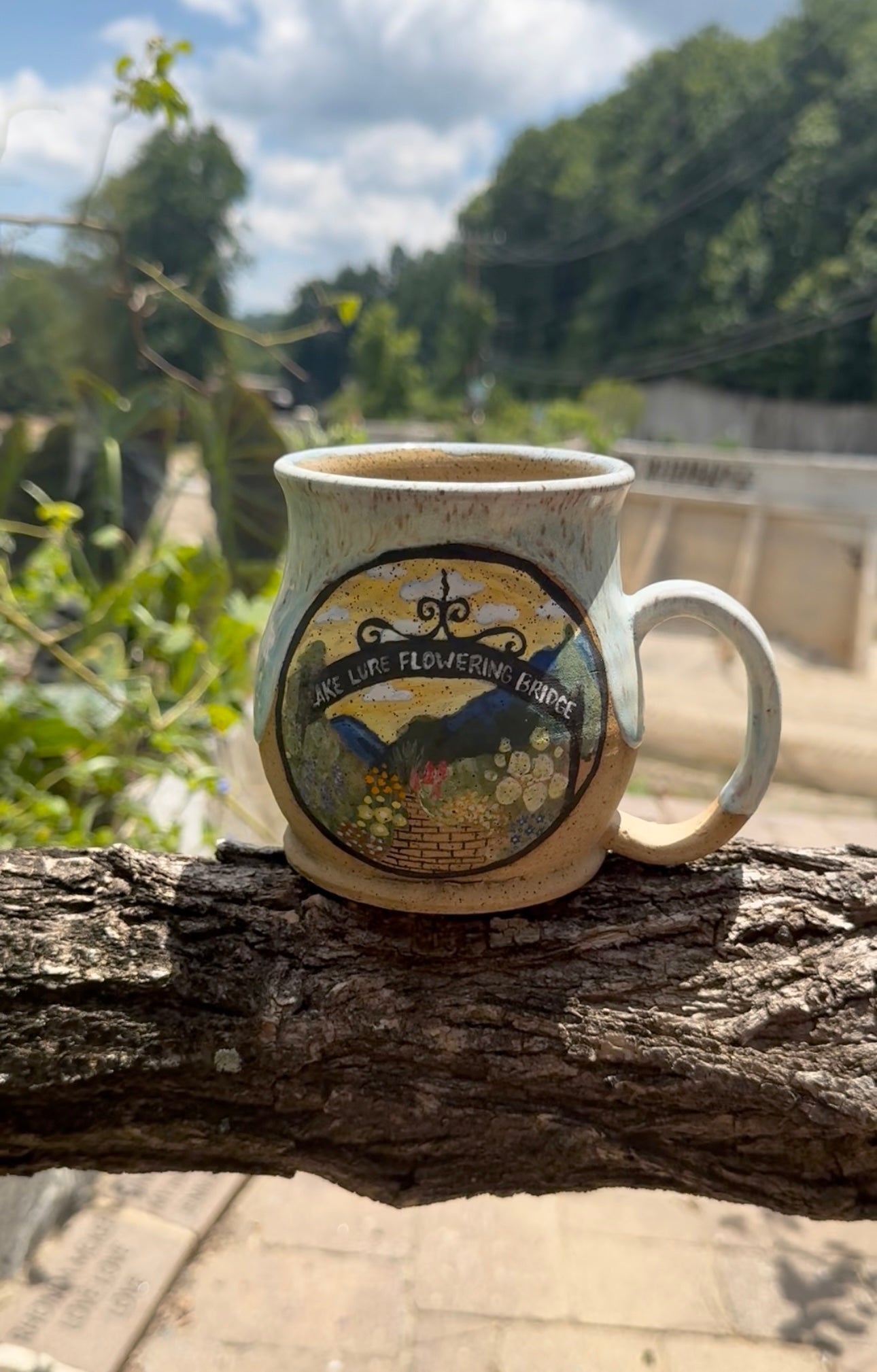 Lake Lure Flowering Bridge Revival Mug