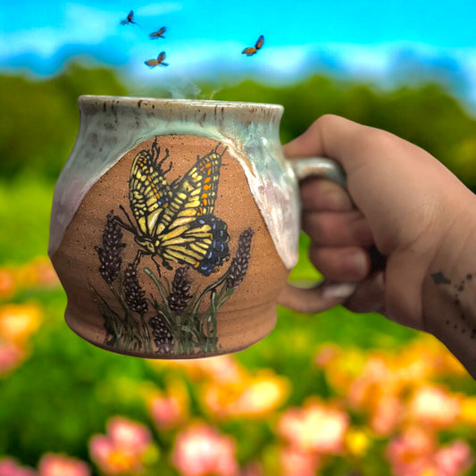 Western Tiger Swallowtail Butterfly Mug