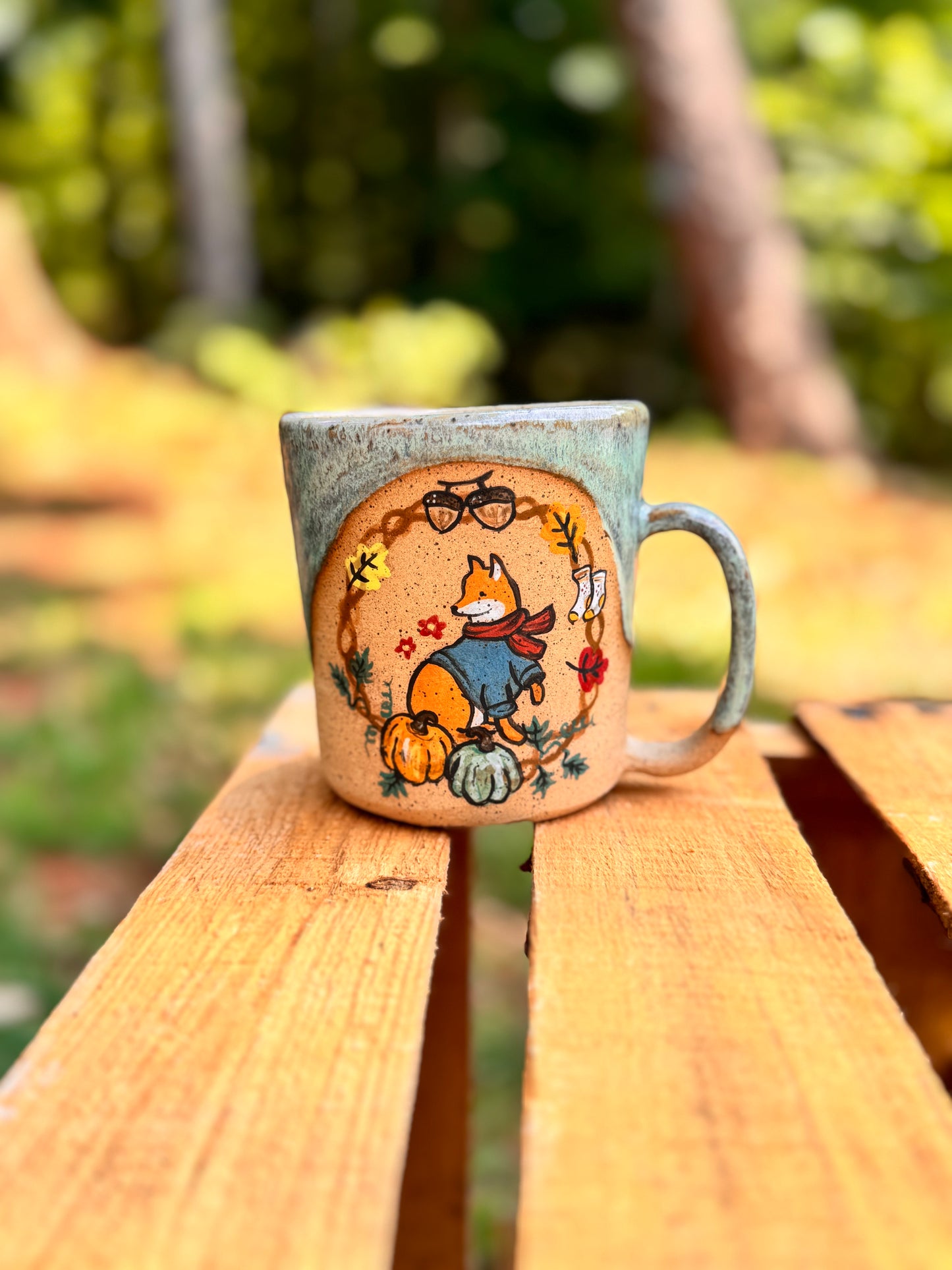 Sweater Weather Fox Mug