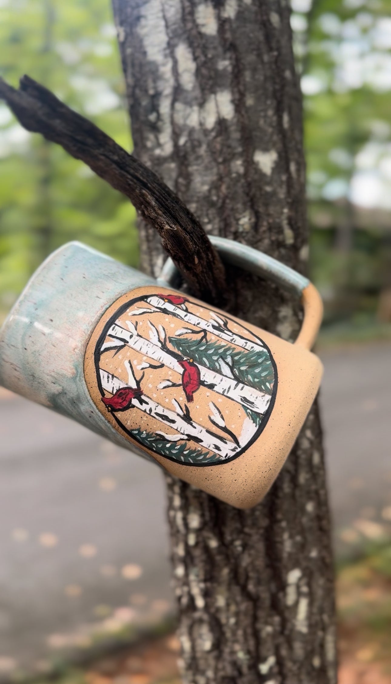 Winter Cardinal Mug