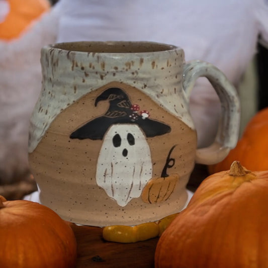 Ghost Mug Witches Hat