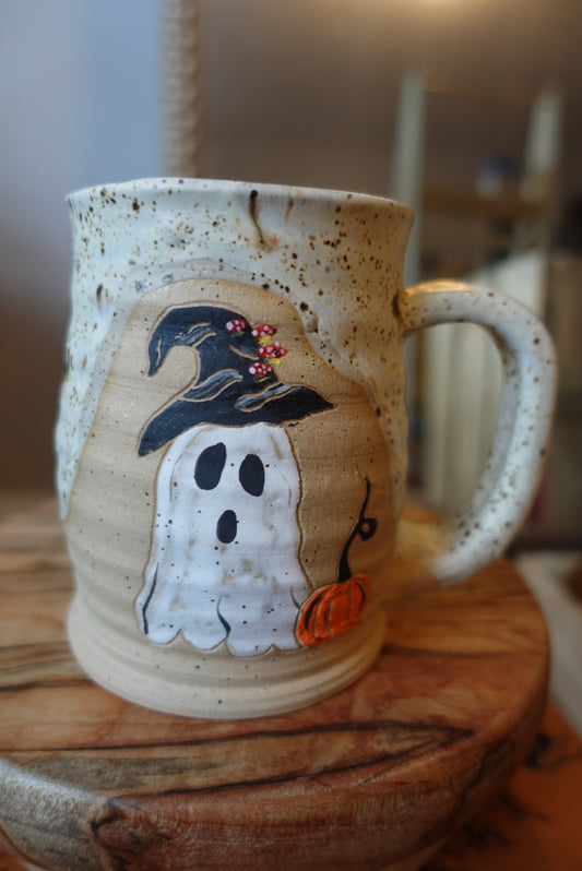 Ghost Mug Witches Hat